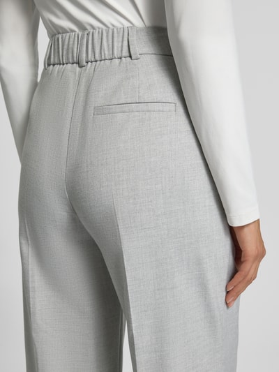 Someday Stoffhose mit Bundfalten Modell 'Catsby' Mittelgrau Melange 3