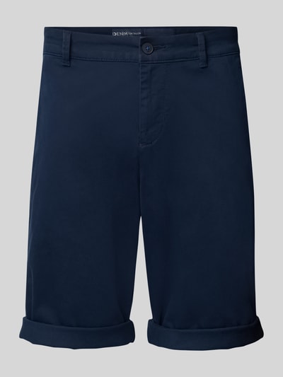 Tom Tailor Denim Regular Fit Bermudas aus Baumwoll-Mix Dunkelblau 2
