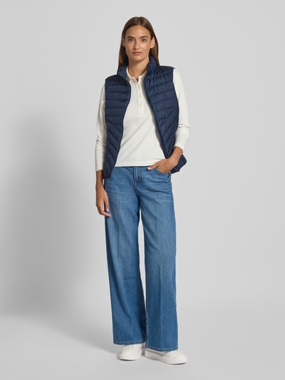 s.Oliver RED LABEL Slim Fit Steppweste mit Stehkragen Marine 1