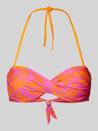 Banana Moon Bikini-Oberteil mit Raffungen Modell 'BORO' Pink 1