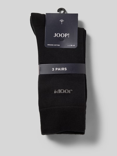 JOOP! Collection Socken mit Label-Detail im 3er-Pack Black 3