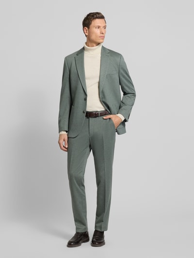 Christian Berg Men Slim Fit Anzughose mit Viskose-Anteil Hellgruen 1
