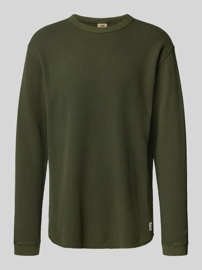 Levi's® Relaxed Fit Longsleeve mit Rundhalsausschnitt Dunkelgruen 2