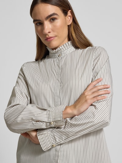 JOOP! Hemdbluse mit verdeckter Knopfleiste Modell 'Blaer' Hellgrau 3