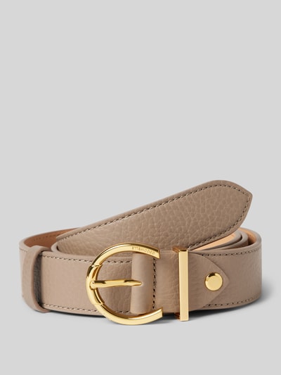 Coccinelle Riem met doornsluiting, model 'BETH' Taupe - 1