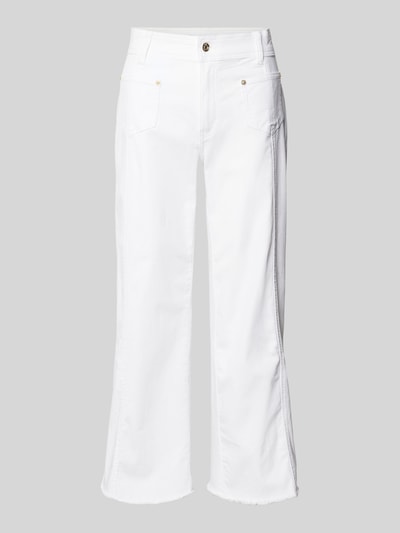 MAC Jeansy o skróconym kroju regular fit model ‘Jamie’ Biały 2