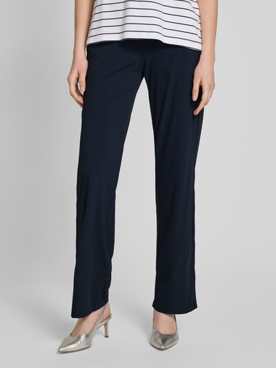 Raffaello Rossi Straight Fit Stoffhose mit Strukturmuster Modell 'CANDICE' Marine 4