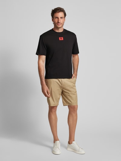 HUGO T-Shirt mit Label-Patch Modell 'Drambok' - HUGO X RB Black 1