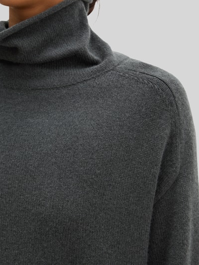 Marc O'Polo Rollkragenpullover mit überschnittenen Schultern Anthrazit 3