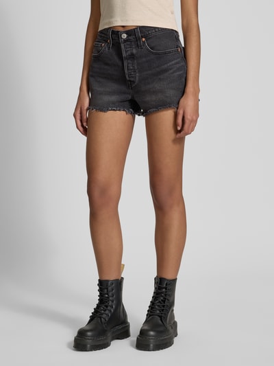 Levi's® Mom Fit Jeansshorts im 5-Pocket-Design Black 4