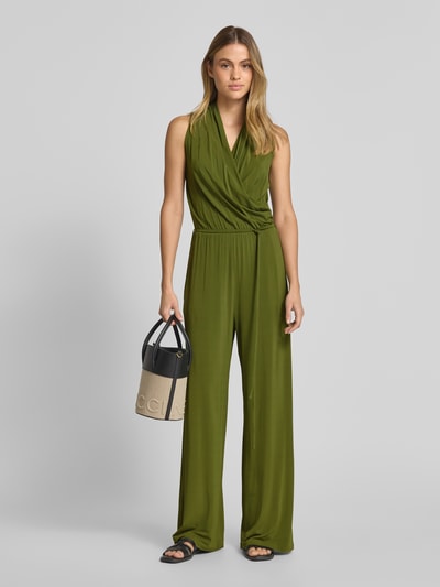 Weekend Max Mara Jumpsuit in wikkellook, model 'GENZANA' Groen - 1