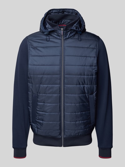 Christian Berg Men Sweatjack met capuchon Marineblauw - 2