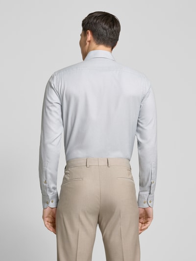 Profuomo Slim Fit Business-Hemd mit Kentkragen Modell 'Cutaway' Hellgruen 5