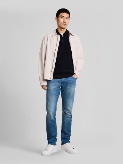 Tom Tailor Koszulka polo z czystej bawełny o kroju regular fit Granatowy 1