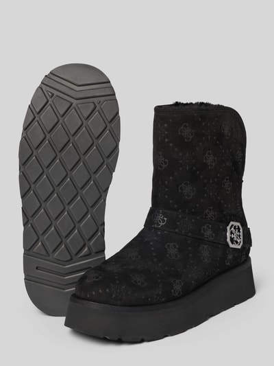 Guess Boots mit Label-Details Modell 'DOLSAY' Black 4
