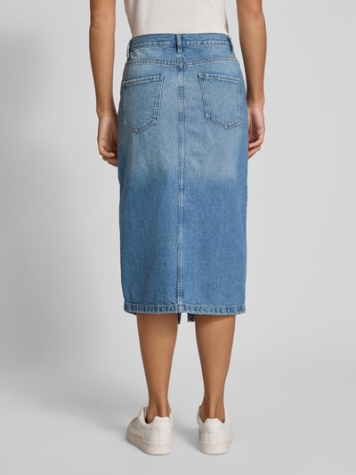 Only Eng anliegender Midi-Jeansrock aus reiner Baumwolle Modell 'ENYA' Jeansblau 5