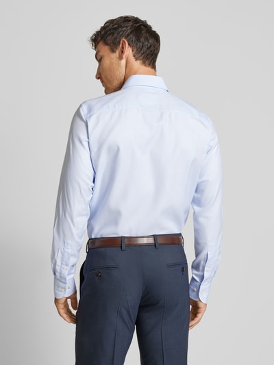 Profuomo Slim Fit Business-Hemd mit Haifischkragen Bleu 5