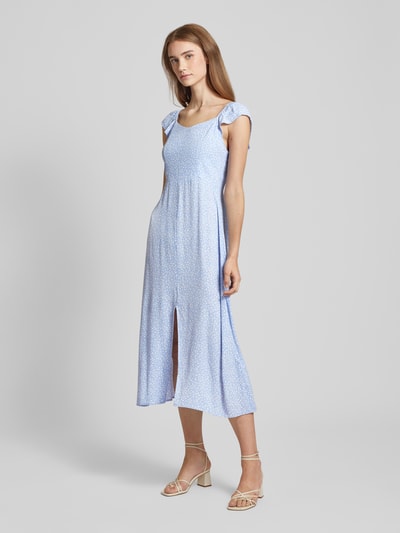 Tom Tailor Denim Midi-jurk met all-over print Lichtblauw - 1