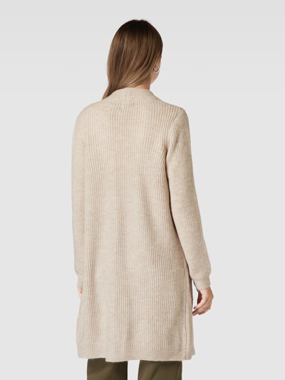 Only Gebreide pullover met opstaande kraag, model 'IBI' Beige - 5