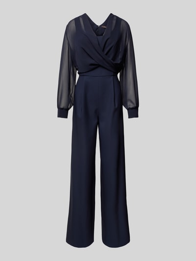 Vera Mont Jumpsuit in Wickel-Optik Dunkelblau 2