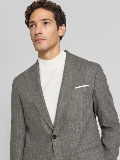 JOOP! COLLECTION Slim Fit Sakko aus Woll-Mix mit Viskose-Anteil Mittelbraun 3