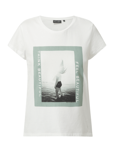 Broadway NYC T-Shirt mit Print Modell 'Charlize' Beige 2
