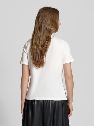 Oui T-Shirt mit Motiv-Print Weiss 5