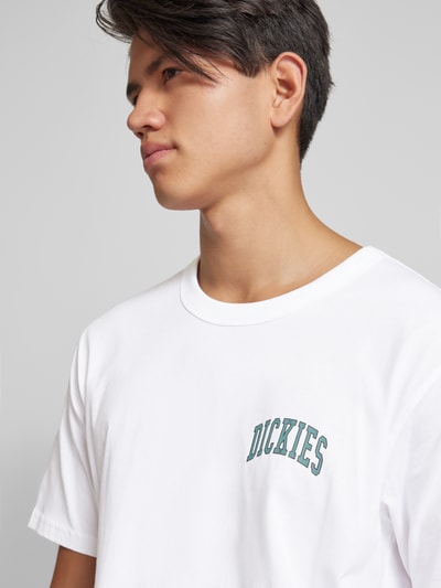 Dickies T-Shirt mit Label-Print Modell 'AITKIN' Weiss 3