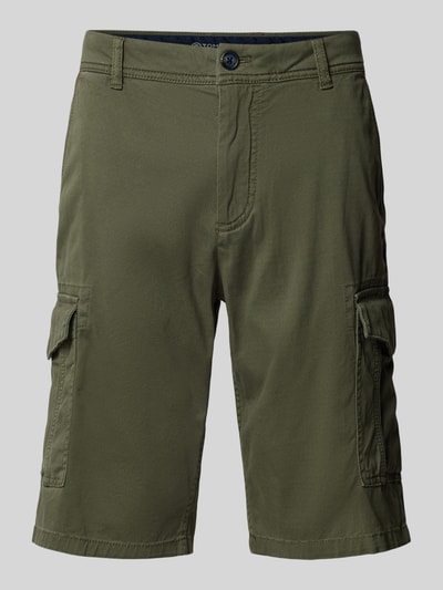 Tom Tailor Regular Fit Cargoshorts mit Cargotaschen Oliv 2