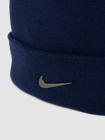 Nike Beanie mit Label-Applikation Marine 2