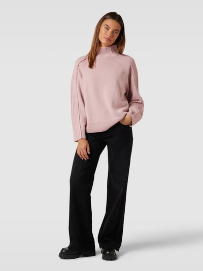Calvin Klein Womenswear Strickpullover mit Stehkragen Rose 1