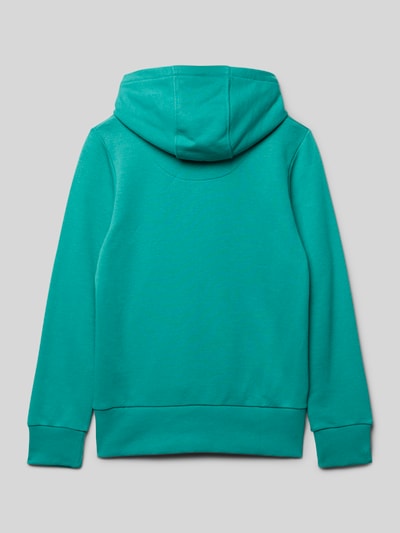 Levi’s® Kids Hoodie mit Label-Print Modell 'BATWING' Lagune 3