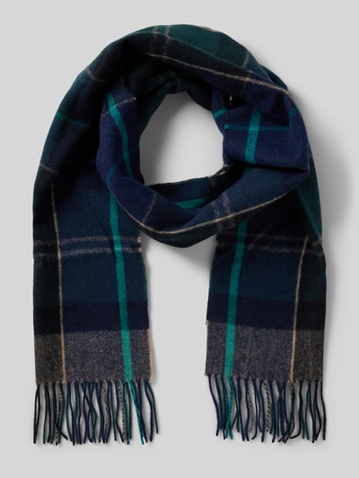 Barbour Sjaal van zuivere lamswol, model 'INVERNESS' Donkergroen - 1