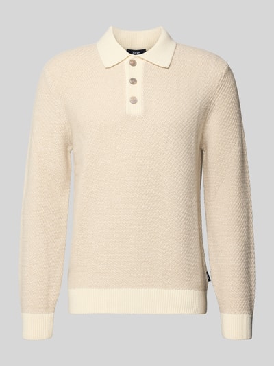 JOOP! COLLECTION Pullover aus Woll-Mix mit Viskose-Anteil Modell '24Vennios' Offwhite 1