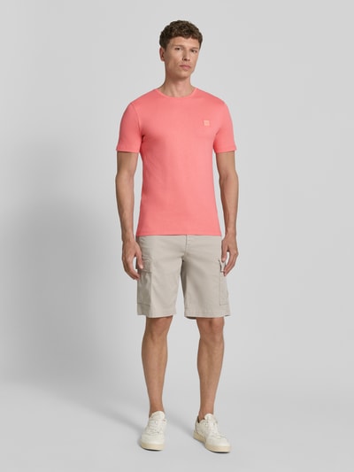 BOSS Orange Regular Fit T-Shirt aus reiner Baumwolle Modell 'TALES' Hellrot 1
