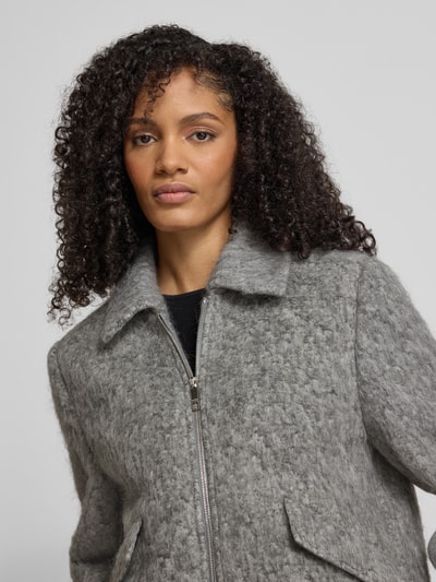 BOSS Regular Fit Jacke aus Schurwoll-Mix Modell 'CAFIORE1' Hellgrau Melange 3