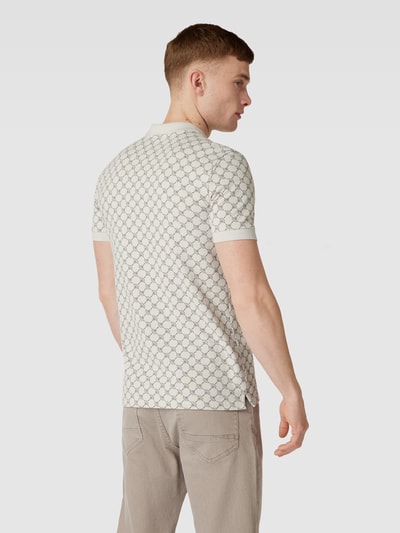 JOOP! Collection Poloshirt mit Allover-Muster Modell 'Paigam' Weiss 5