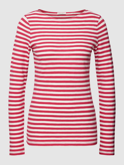 Marc O'Polo Longsleeve mit Streifenmuster Fuchsia 2