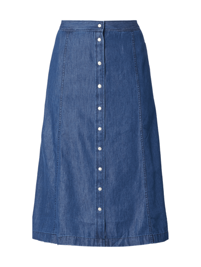 Calvin Klein Jeans Midi-Rock aus Denim Jeansblau 2