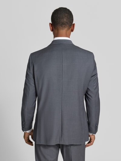ROY ROBSON Slim Fit Anzug aus Woll-Mix in unifarbenem Design Anthrazit 5