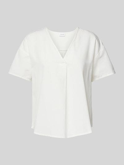Vila Blusenshirt aus Viskose-Mix mit Leinen-Anteil Modell 'PRISILLA' Weiss 2