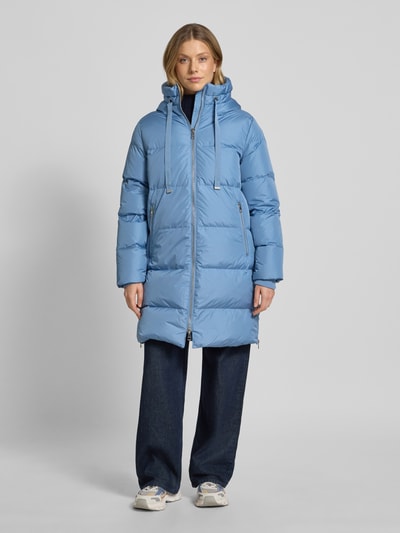Rich & Royal Steppmantel mit Daunen-Federn-Füllung und Zweiwege-Reißverschluss Hellblau 4