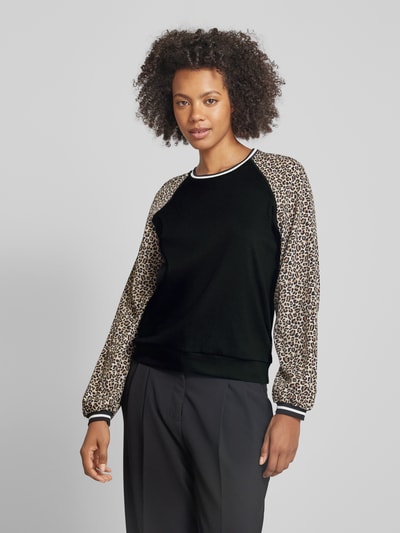 Marc Cain Longsleeve mit gerippten Abschlüssen Black 4