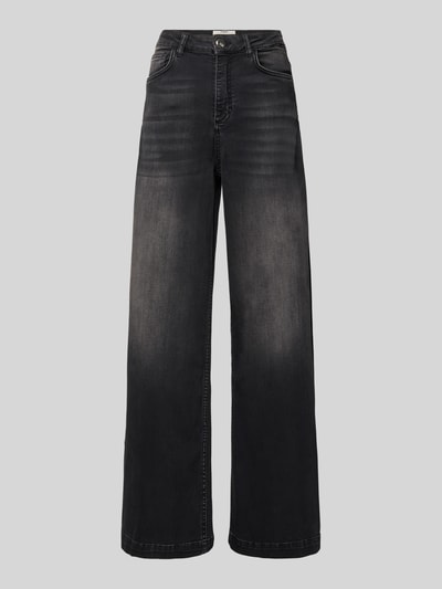 Goldgarn Jeansy z poszerzaną nogawką model ‘LUISENPARK’ Czarny 2