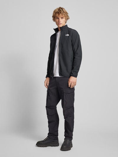 The North Face Sweatjacke mit Label-Stitching Modell 'GLACIER' Dunkelgrau 1