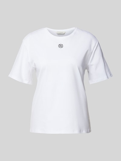 MSCH Copenhagen T-Shirt mit Label-Print Modell 'Melea' Offwhite 2