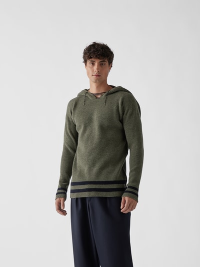 Maison Margiela Pullover mit Kontraststreifen  Lind 4