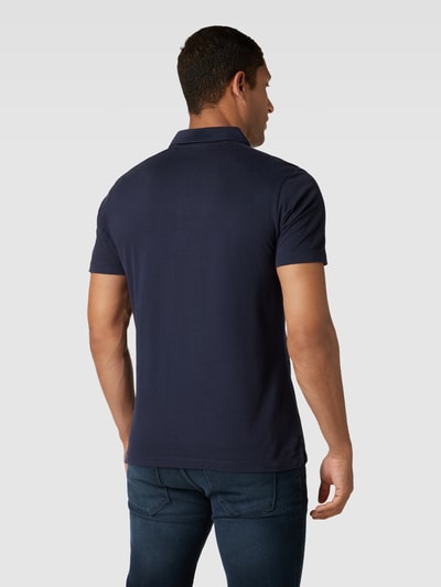 s.Oliver RED LABEL Poloshirt aus Baumwolle mit Label-Detail Marine 5