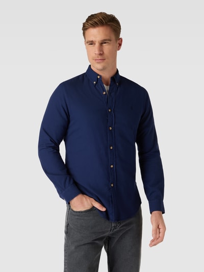 Polo Ralph Lauren Slim fit vrijetijdsoverhemd met logostitching Jeansblauw - 4