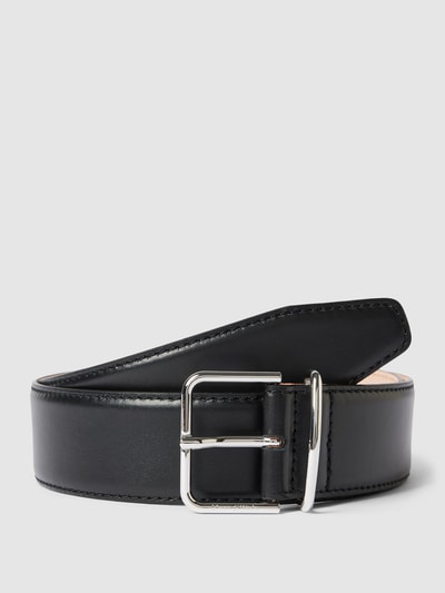 Marc O'Polo Riem met labeldetail, model 'FRENJA' Zwart - 1